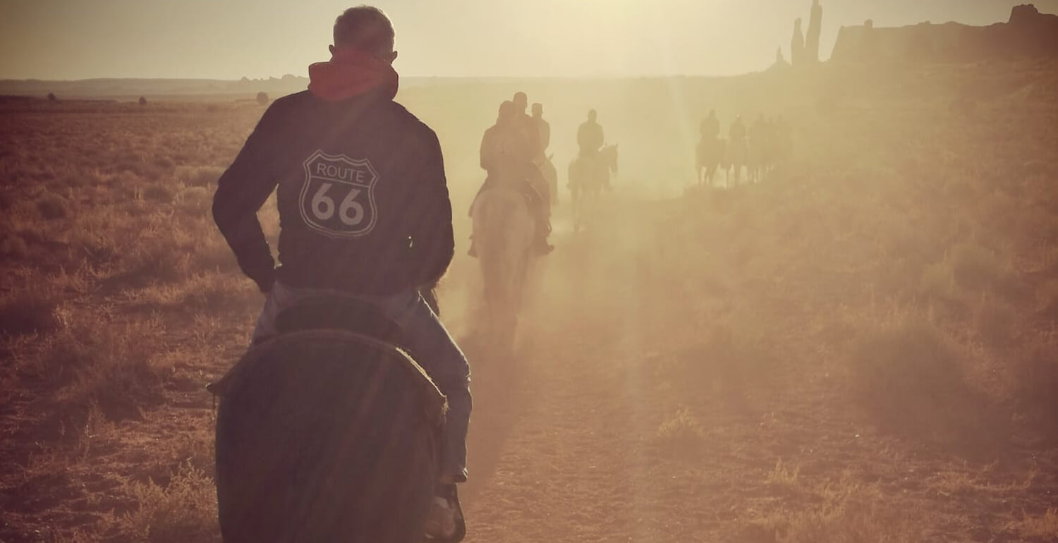 Road trip à cheval sur la route 66