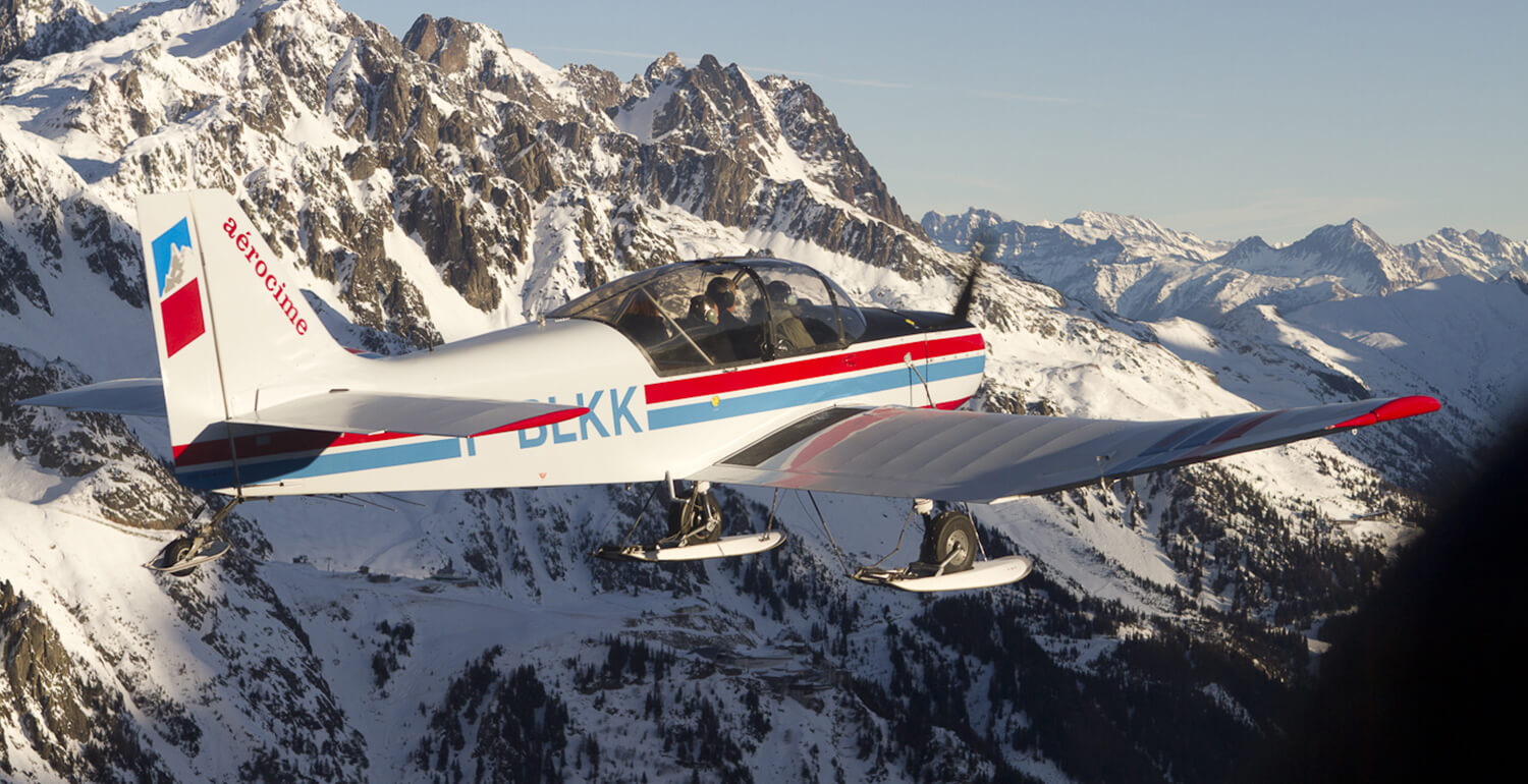 Voyage de presse à Megeve en petit avion